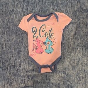 Adorable Pink and Blue Kids One Piece